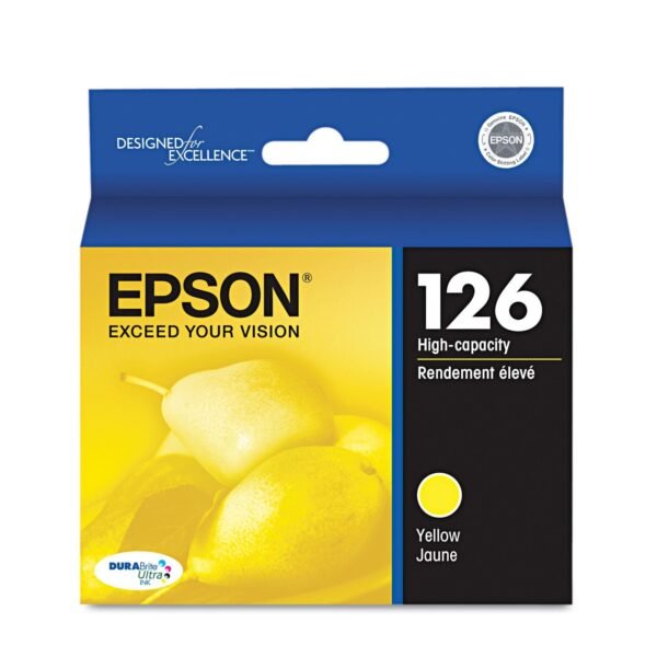 Epson T126420-S (126) DURABrite Ultra High-Yield Ink, Yellow | OfficeCrave.com