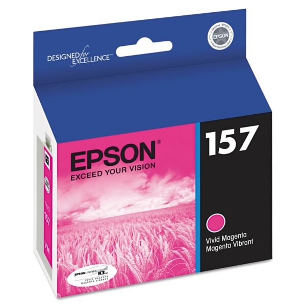 Epson T157320 (157) UltraChrome K3 Ink, Magenta | OfficeCrave.com