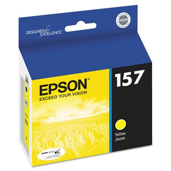 Epson T157420 (157) UltraChrome K3 Ink, Yellow | OfficeCrave.com