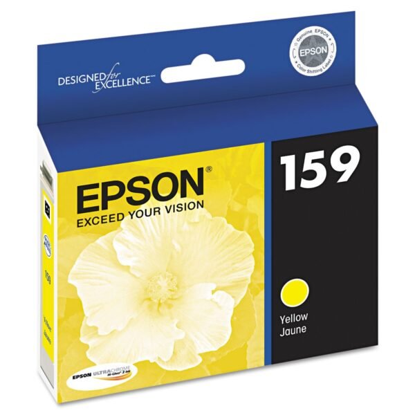 Epson T159420 (159) UltraChrome Hi-Gloss 2 Ink, Yellow | OfficeCrave.com