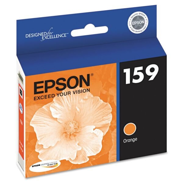 Epson T159920 (159) UltraChrome Hi-Gloss 2 Ink, Orange | OfficeCrave.com