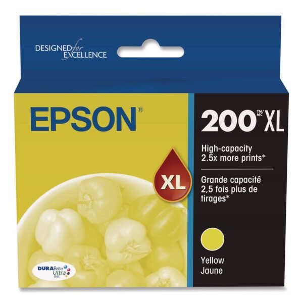 Epson T200XL420S (200XL) DURABrite Ultrra High-Yield Ink, Yellow | OfficeCrave.com
