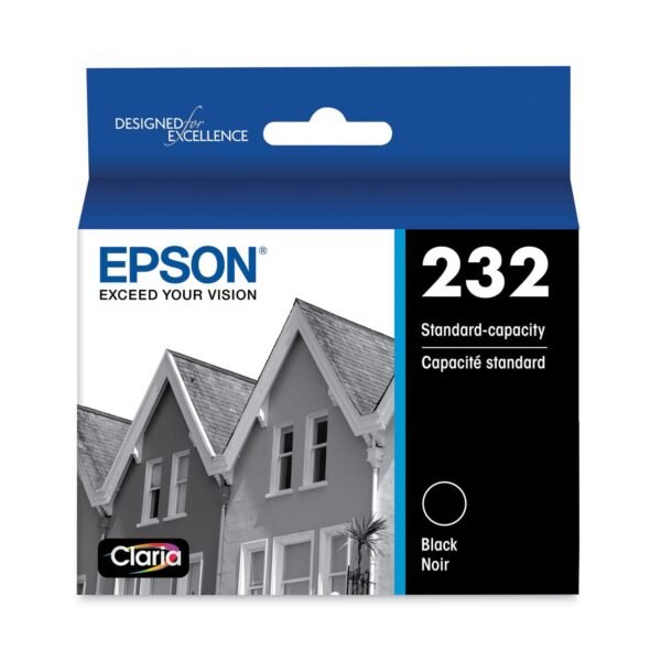 Epson T232120S (T232) Claria Ink, 165 Page-Yield, Black | OfficeCrave.com