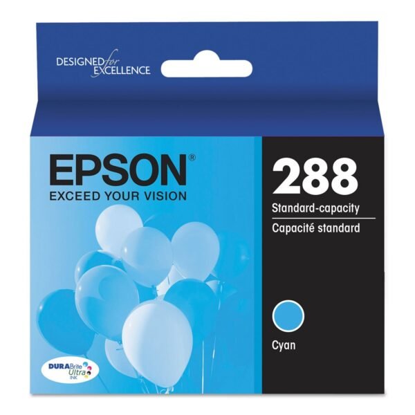 Epson T288220-S (288) DURABrite Ultra Ink, Cyan | OfficeCrave.com