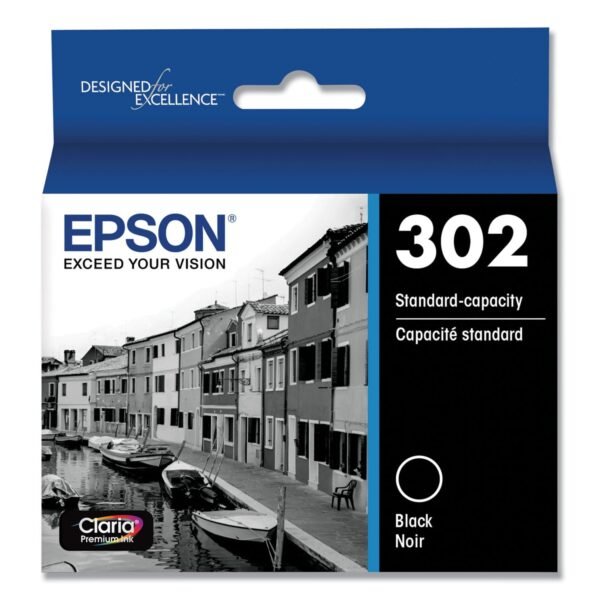 Epson T302020-S (T302) Claria Ink, Black | OfficeCrave.com