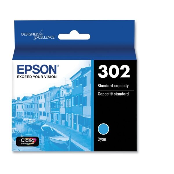 Epson T302220-S (T302) Claria Ink, Cyan | OfficeCrave.com