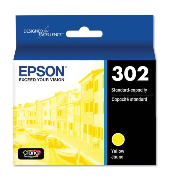 Epson T302420-S (T302) Claria Ink, Yellow | OfficeCrave.com