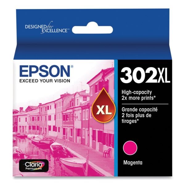 Epson T302XL320-S (T302XL) Claria High-Yield Ink, Magenta | OfficeCrave.com