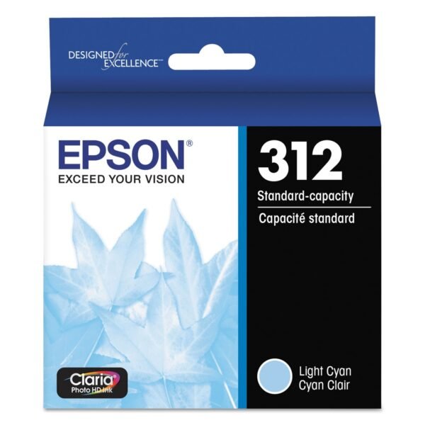 Epson T312520-S (312XL) Claria Ink, 360 Page-Yield, Cyan | OfficeCrave.com