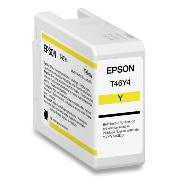 Epson T46Y400 (T46Y) UltraChrome PRO10 Ink, 50 mL, Yellow | OfficeCrave.com