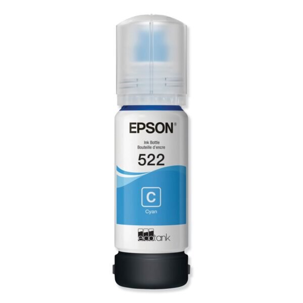Epson T522220-S (T522) Ultra High-Capacity Ink, Cyan | OfficeCrave.com