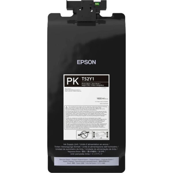 Epson T52Y120 (T52Y) High-Capacity Ink, Photo Black | OfficeCrave.com