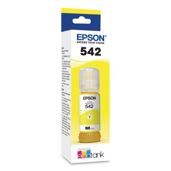 Epson T542420-S (T542) DURABrite EcoFit Ultra High-Capacity Ink, 6,000 Page-Yield, Yellow | OfficeCrave.com