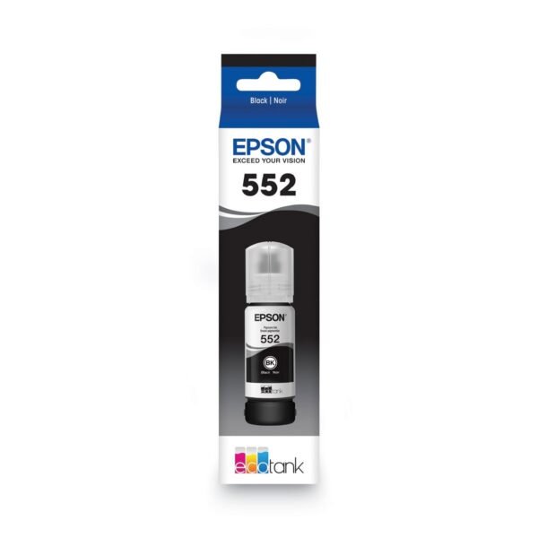 Epson T552020S (T552) Claria High-Yield Ink, 70 mL, Black | OfficeCrave.com