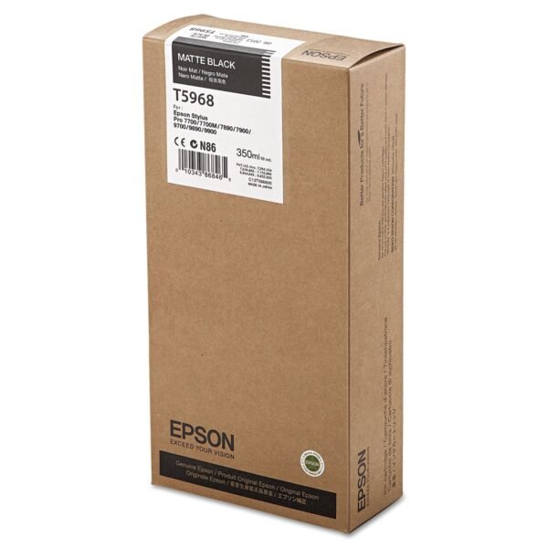 Epson T596800 UltraChrome HDR Ink, Matte Black | OfficeCrave.com