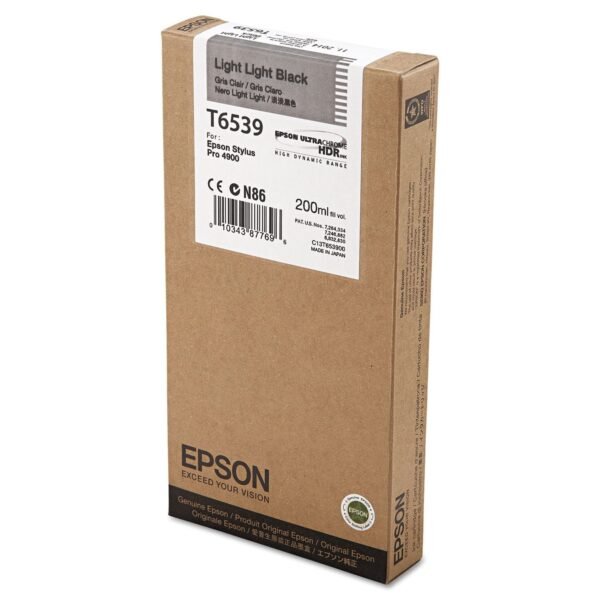 Epson T653900 UltraChrome HDR Ink, Light Light Black | OfficeCrave.com