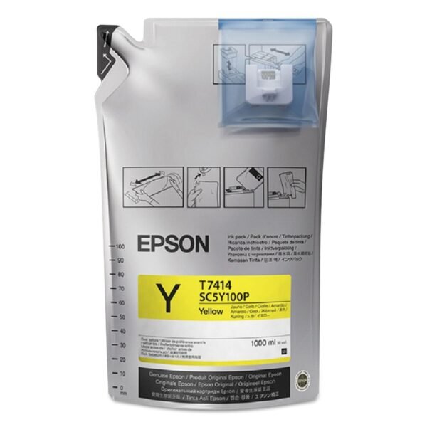 Epson T741400 UltraChrome DS Ink, Yellow, 6/Pk (T741420)