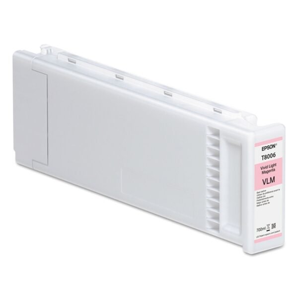 Epson T800600 UltraChrome GS3 Ink, Vivid Light Magenta | OfficeCrave.com