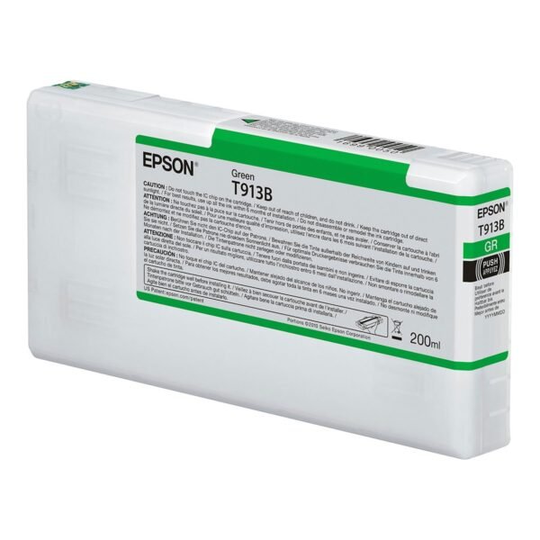 Epson T913B00 (T913) UltraChrome HDX Ink, 200 mL, Green | OfficeCrave.com