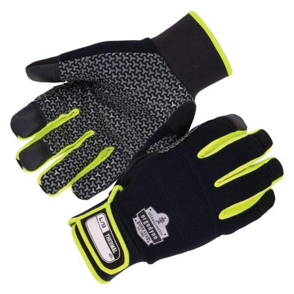 ergodyne ProFlex 850 Insulated Freezer Gloves, Black, 2X-Large, Pair (18156)