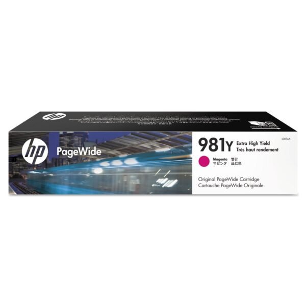 HP 981Y, (L0R14A) Extra High-Yield Magenta Original PageWide Cartridge