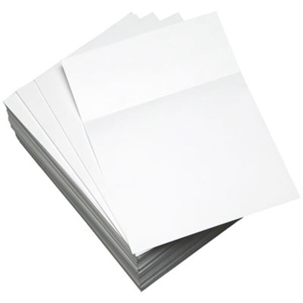 Lettermark Punched & Perforated Papers with Perforations 3-1/2" from the Bottom - White 92 Brightness - Letter - 8 1/2" x 11" - 24 lb Basis Weight - 90 g/m² Grammage -...
