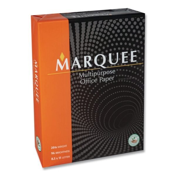 Marquee Office Paper, 96 Bright, 20 lb Bond, 8.5 x 11, White, 500 Sheets/Ream, 10 Reams/Carton, 40 Cartons/Pallet, 21 PLT/Truckload (MARQE811WT2)