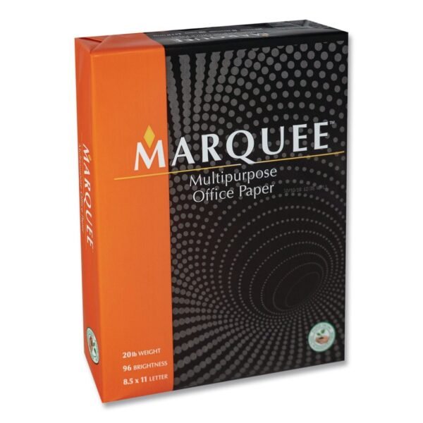 Marquee Office Paper, 96 Bright, 20 lb Bond, 8.5 x 11, White, 500 Sheets/Ream, 10 Reams/Carton, 40 Cartons/Pallet, 21 PLT/Truckload (MARQE811WT1)