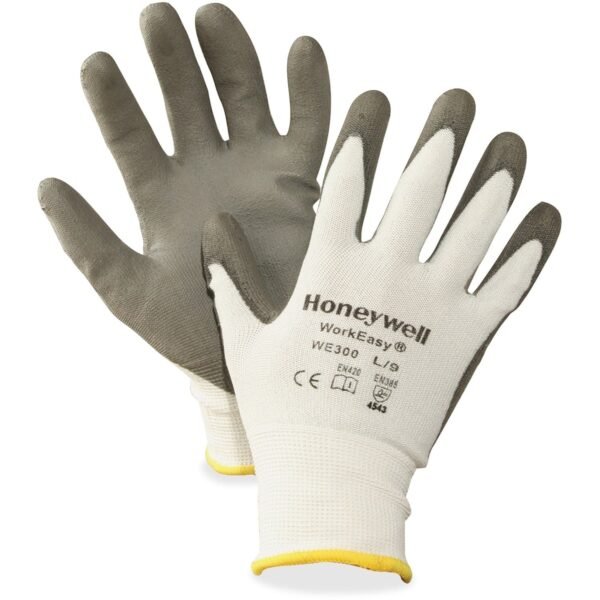 NORTH Workeasy Dyneema Cut Resist Gloves Polyurethane Coating - Medium Size - Gray, Light Gray - Cut Resistant, Flexible, Abrasion Resistant, Lightweight, Puncture Resistant,...