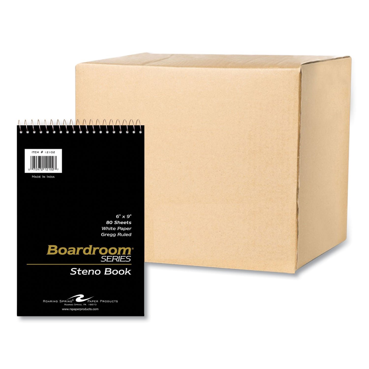 roaring-spring-boardroom-series-steno-pad-gregg-rule-brown-cover-80-white.jpg