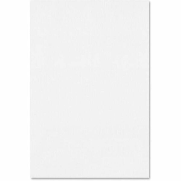 TOPS Second Nature Gum Top Recycled Pads 100 Sheets - Plain - Double Stitched - 4" x 6" Sheet Size - White Paper - Hard Cover, Perforated - Recycled - 12 / Pack (74716)